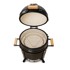 KAMADO BONO Minimo Ceramic Grill 15" s kolicima, crni